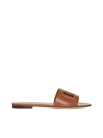 Dolce & Gabbana Women Calfskin Slides By Dolce & Gabbana