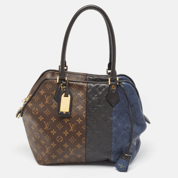 Marine Monogram Canvas and Leather Limited Edition Blocks Zipped Bag