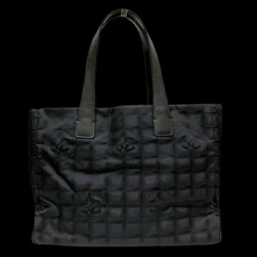 Black Canvas Chanel Tote