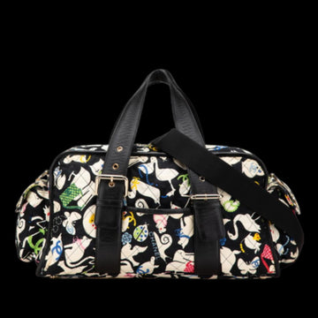 Black Canvas Chanel Handbag