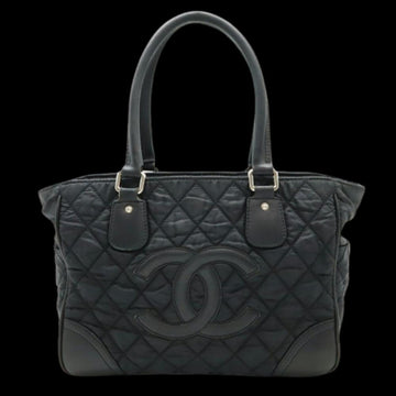 Black Canvas Chanel Tote