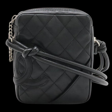 Black Fabric Chanel Shoulder Bag
