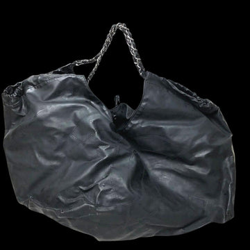 Black Fabric Chanel Shoulder Bag