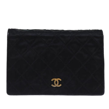 Black Leather Chanel Shoulder Bag