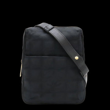 Black Leather Chanel Travel Line
