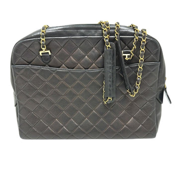 Brown Leather Chanel Crossbody Bag