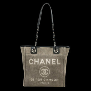 Grey Canvas Chanel Deauville
