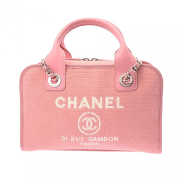 Pink Canvas Chanel Handbag