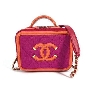 Red Leather Chanel Handbag