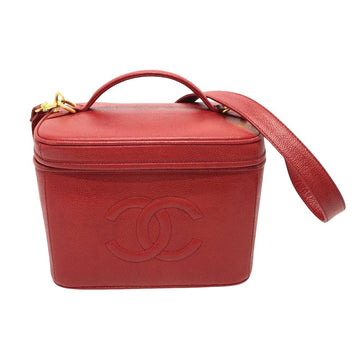 Red Leather Chanel Vanity