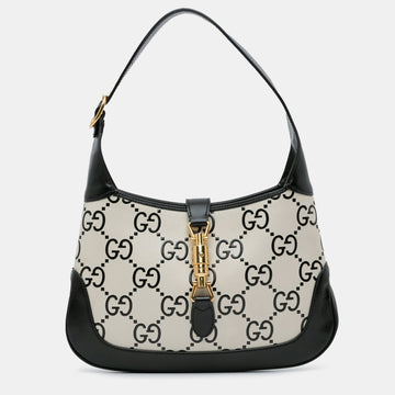Small GG Print Leather Jackie 1961