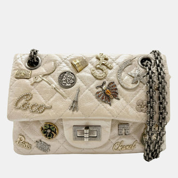 Quilted Aged Calfskin 225 Lucky Charms ReiESue 2.55 Flap Bag