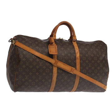 Louis Vuitton Keepall Bandoulière 60  Canvas Travel Bag