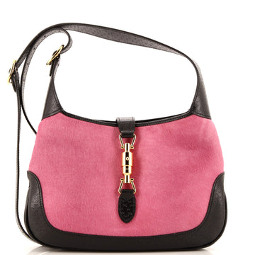 GUCCI Jackie 1961 Hobo Calf Hair with Leather Small