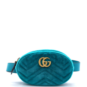 GUCCI GG Marmont Belt Bag MatelaESe Velvet