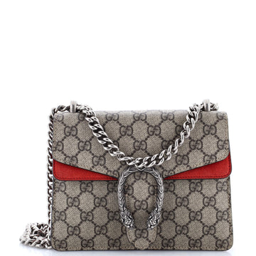 GUCCI Dionysus Bag GG Coated Canvas Mini