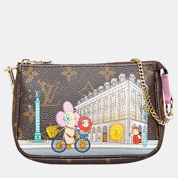 Limited Edition Vivienne Mini Monogram Pochette AcceESoires Baguette handbag