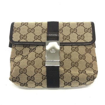 Beige Canvas Gucci Belt Bag