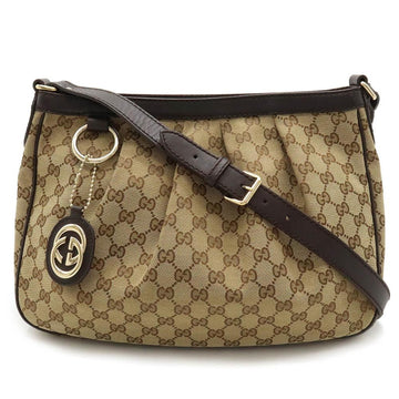 Beige Canvas Gucci Crossbody Bag