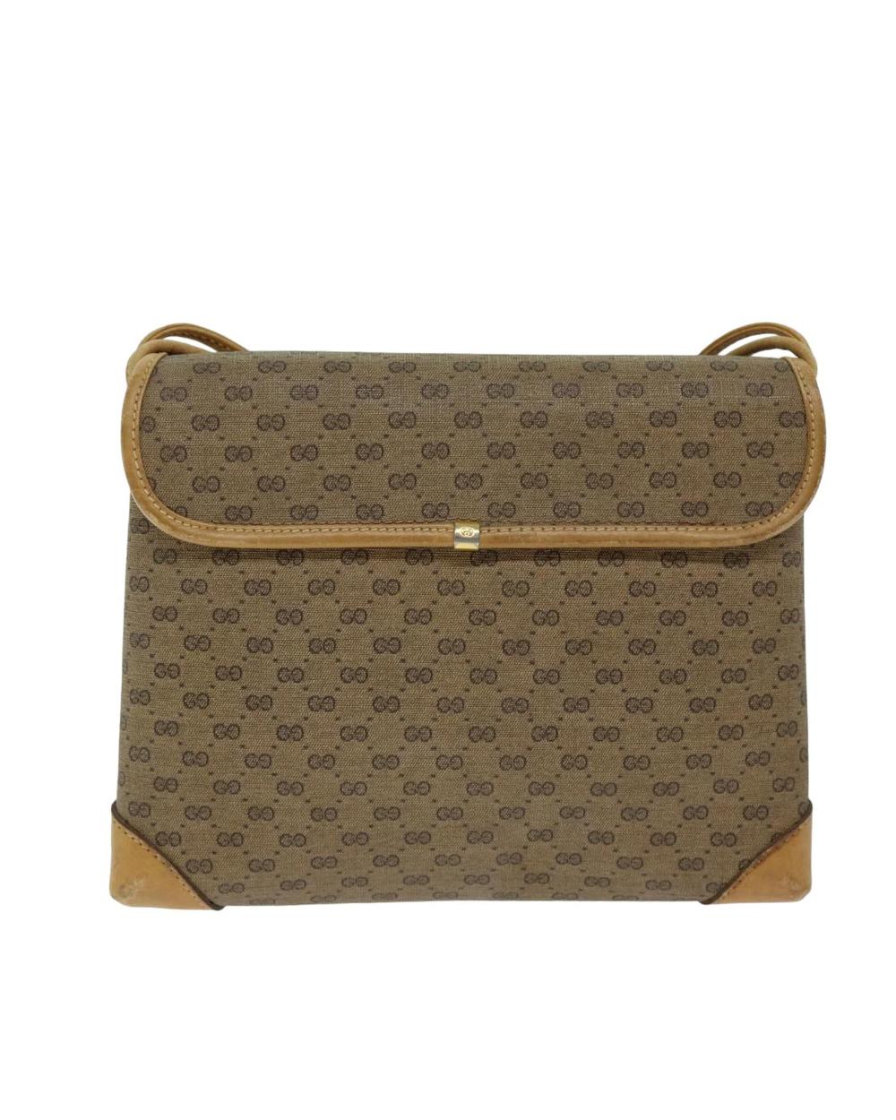 Beige Canvas Gucci Crossbody Bag