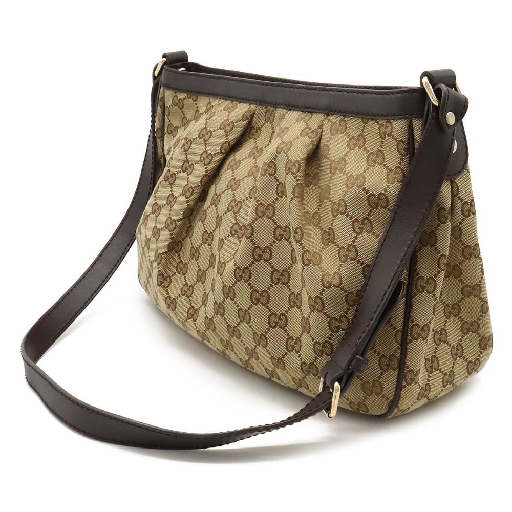 Beige Canvas Gucci Crossbody Bag