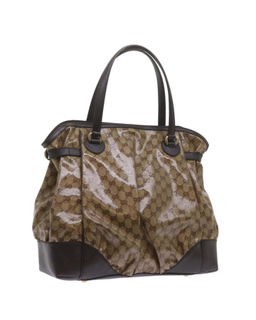 Beige Canvas Gucci Handbag