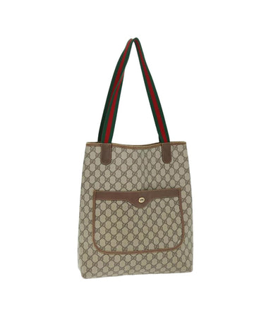 Beige Canvas Gucci Tote