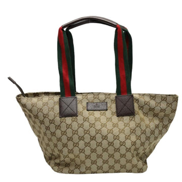Beige Canvas Gucci Tote