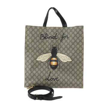 Beige Canvas Gucci Tote
