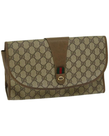 Beige Fabric Gucci Clutch