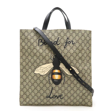 Beige Fabric Gucci Tote