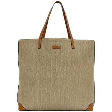 Beige Leather Gucci Tote
