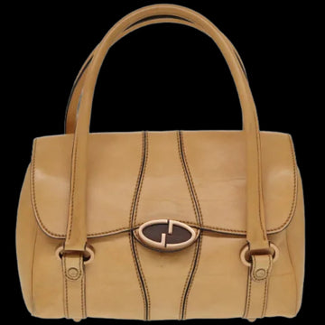 Beige Leather Gucci Handbag