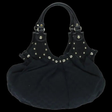 Black Canvas Gucci Handbag