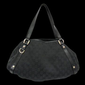 Black Canvas Gucci Tote