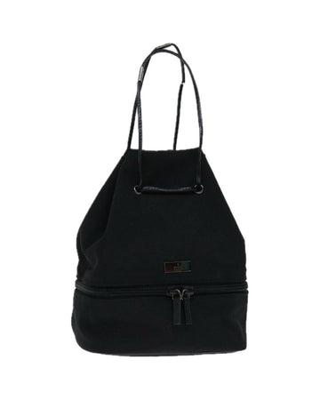 Black Cotton Gucci Shoulder Bag