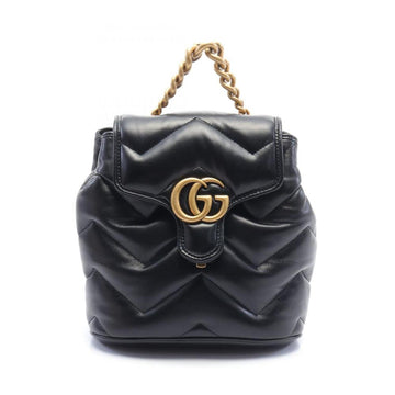 Black Fabric Gucci Backpack