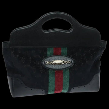 Black Fabric Gucci Handbag