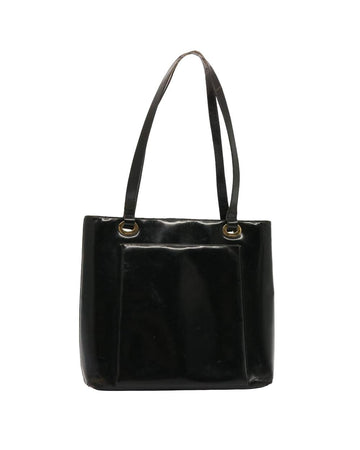 Black Leather Gucci Tote