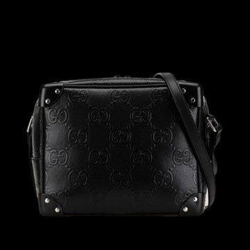 Black Leather Gucci Crossbody Bag