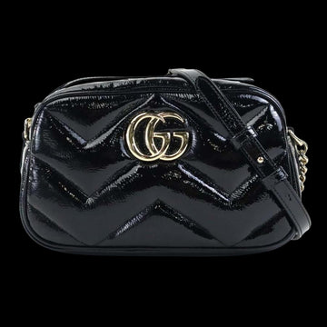 Black Leather Gucci Marmont