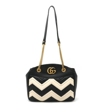 Black Leather Gucci Marmont
