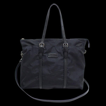 Black Leather Gucci Swing Tote