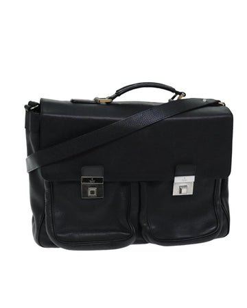 Black Leather Gucci Handbag