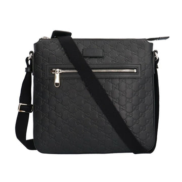 Black Leather Gucci Shoulder Bag
