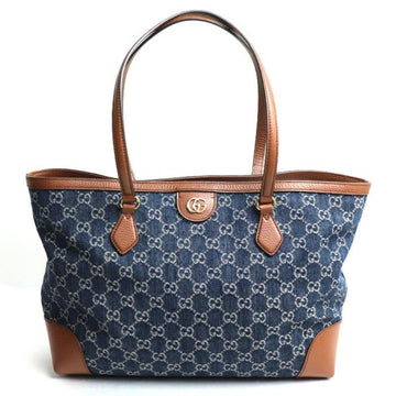 Blue Denim Gucci Tote