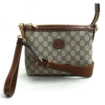 Brown Leather Gucci Shoulder Bag