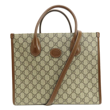 Brown Plastic Gucci Handbag