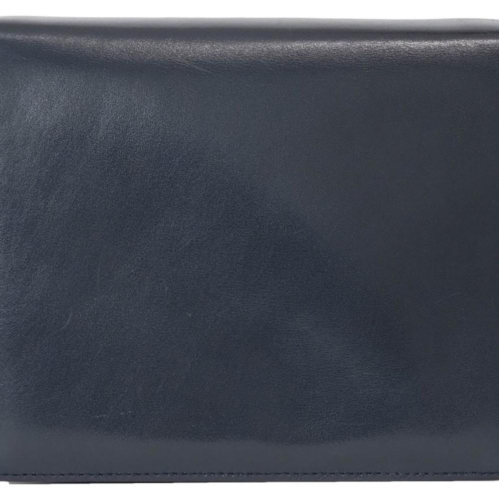 Navy Leather Gucci Crossbody Bag