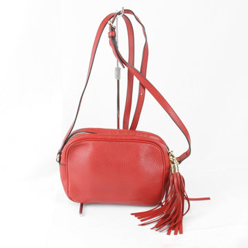 Orange Canvas Gucci Shoulder Bag